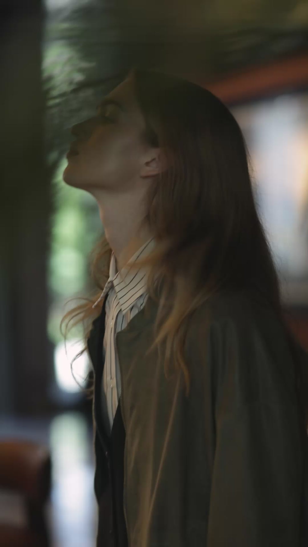 Olive green leather jacket paolomoretti